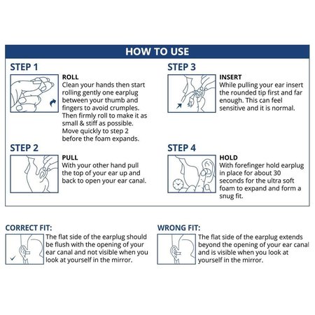 Interstate Safety Ear Plugs, 400 PK 40203